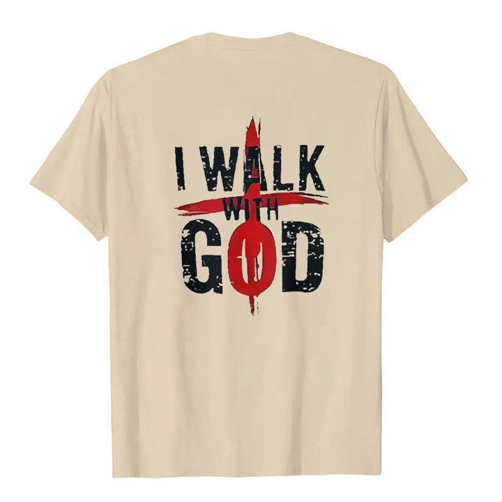 T-shirt Christianartworkshop « Je marcherai avec Dieu » - image 7