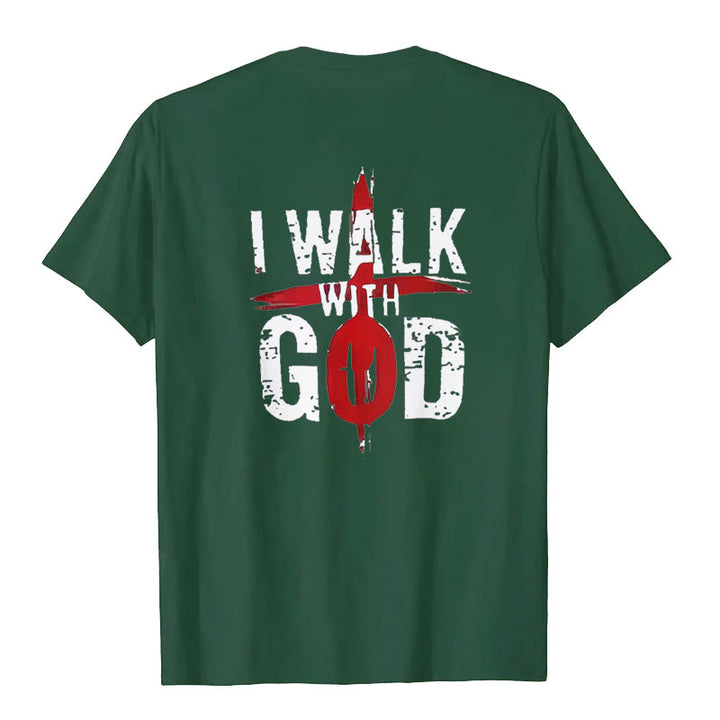 T-shirt Christianartworkshop « Je marcherai avec Dieu » - image 19