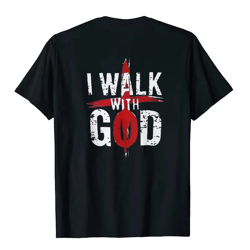T-shirt Christianartworkshop « Je marcherai avec Dieu » - image 4