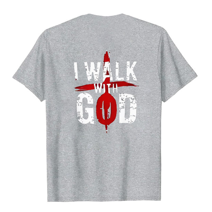 T-shirt Christianartworkshop « Je marcherai avec Dieu » - image 25