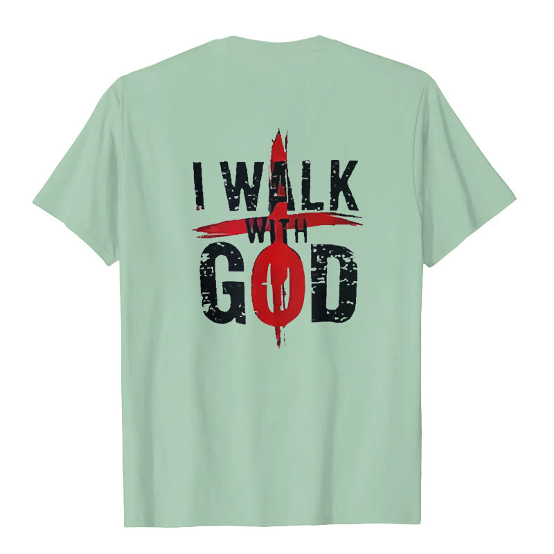 T-shirt Christianartworkshop « Je marcherai avec Dieu » - image 16
