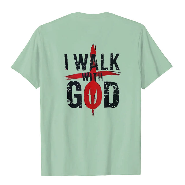 T-shirt Christianartworkshop « Je marcherai avec Dieu » - image 16