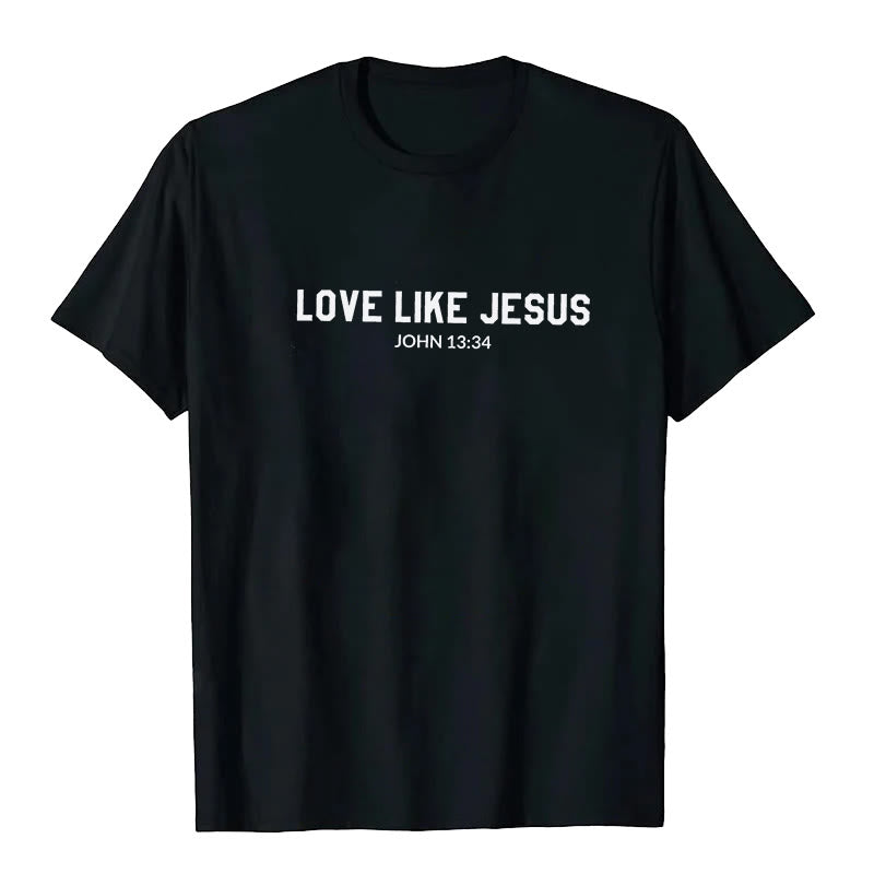 T-shirt Christianartworkshop « Aimer comme Jésus » - Noir - 2XL - image 1