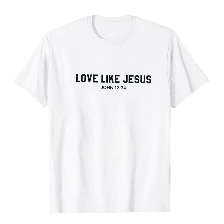 T-shirt Christianartworkshop « Aimer comme Jésus » - Blanc - 2XL - image 0