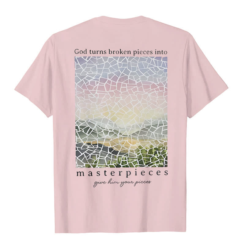 T-shirt Christianartworkshop « Dieu transforme les morceaux brisés en chefs-d'œuvre » - image 13