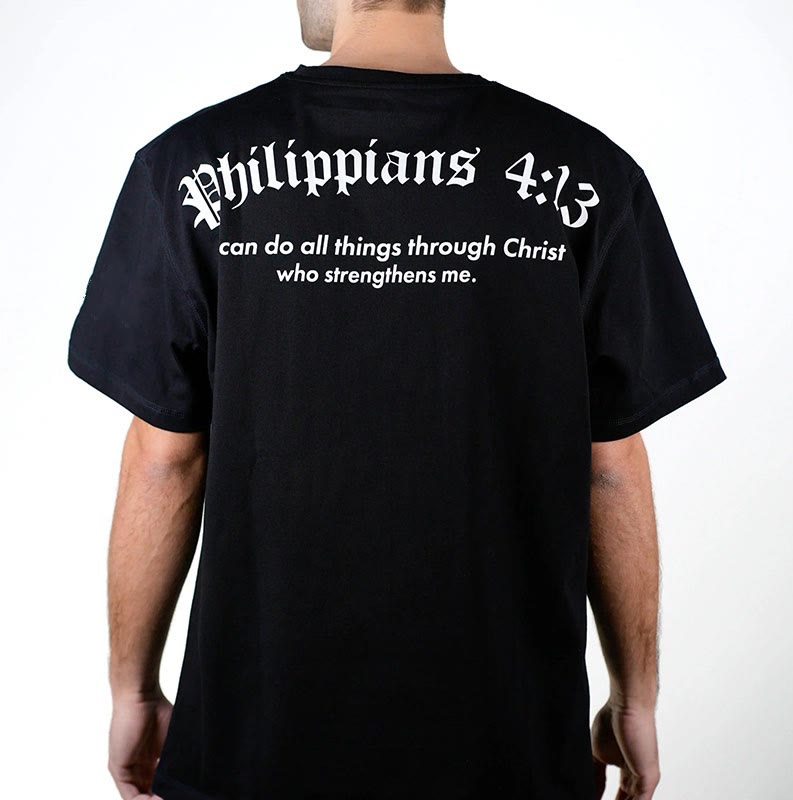Christianartworkshop Philippiens 4:13 « Je peux tout faire » T-shirt Force - image 3