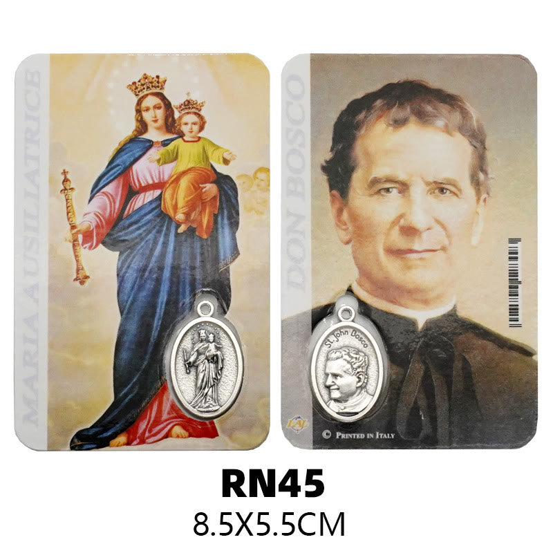 Christianartworkshop Carte en papier représentant Notre-Dame, Jésus et les anges : un symbole du Saint-Esprit et de la puissance - Style4 - image 7