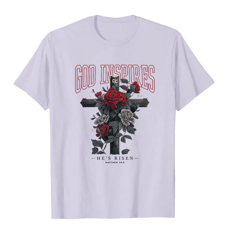 T-shirt Christianartworkshop « DIEU INSPIRANT » - Violet - 2XL - image 7