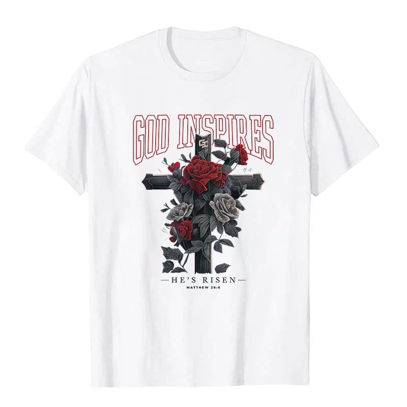 T-shirt Christianartworkshop « DIEU INSPIRANT » - Blanc - 2XL - image 0