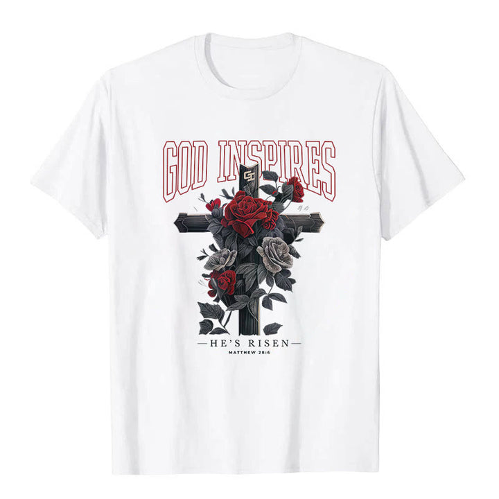 T-shirt Christianartworkshop « DIEU INSPIRANT » - Blanc - 2XL - image 0