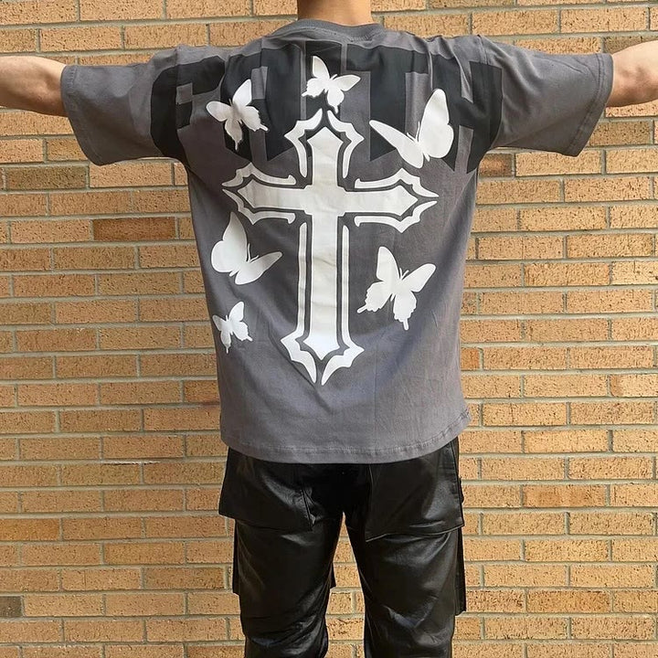 T-shirt à manches courtes « FOI » de Christianartworkshop - image 11