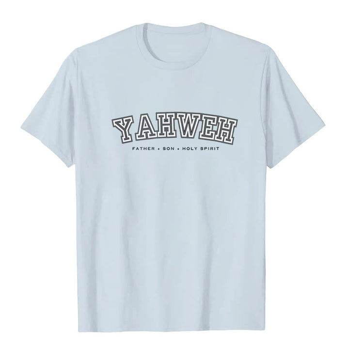 T-shirt à manches courtes Christianartworkshop « YAHWEH » - Bleu - 2XL - image 3