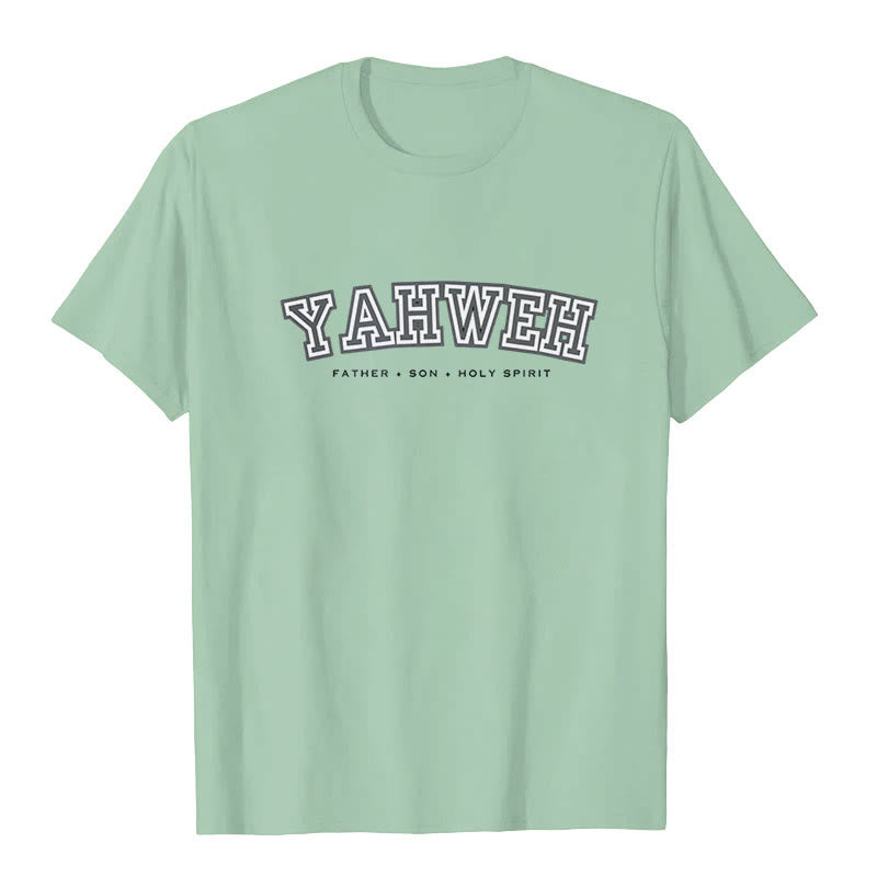 T-shirt à manches courtes Christianartworkshop « YAHWEH » - Vert clair - 2XL - image 5