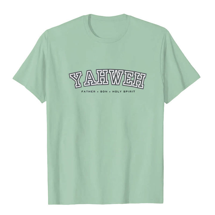 T-shirt à manches courtes Christianartworkshop « YAHWEH » - Vert clair - 2XL - image 5