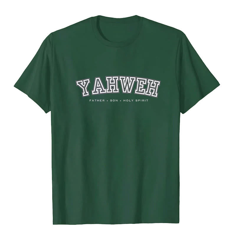 T-shirt à manches courtes Christianartworkshop « YAHWEH » - Vert foncé - 2XL - image 6
