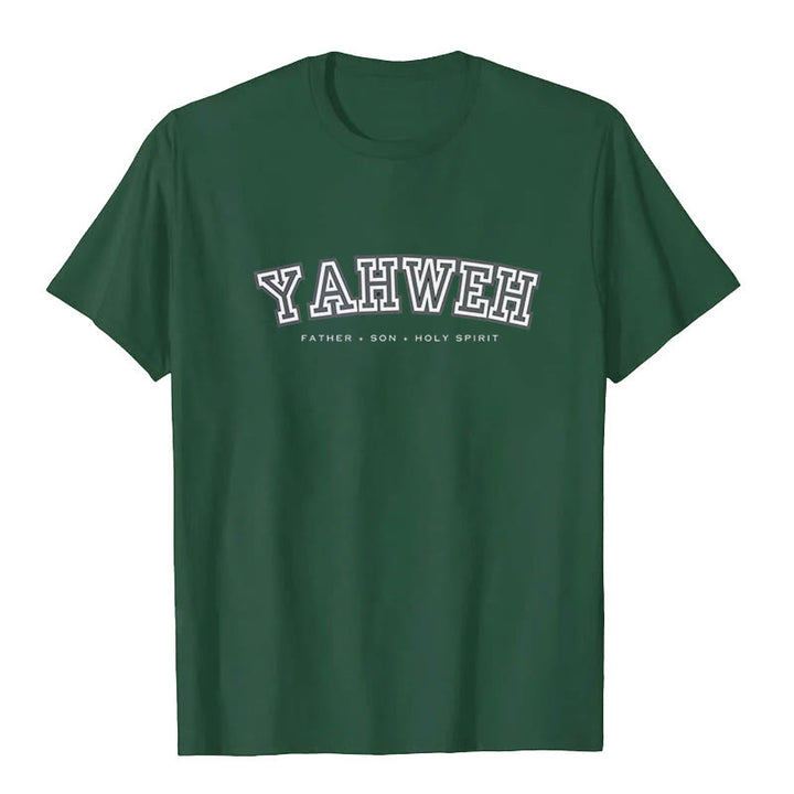 T-shirt à manches courtes Christianartworkshop « YAHWEH » - Vert foncé - 2XL - image 6