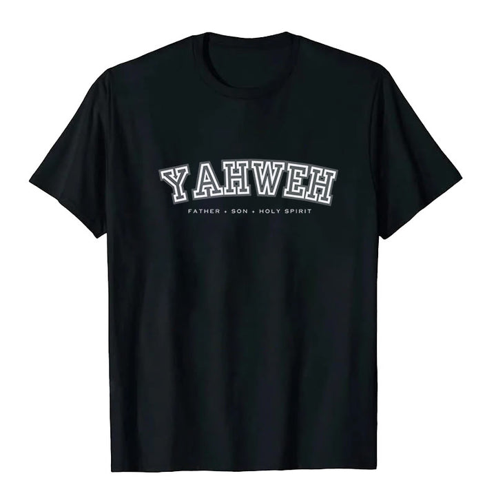 T-shirt à manches courtes Christianartworkshop « YAHWEH » - Noir - 2XL - image 1