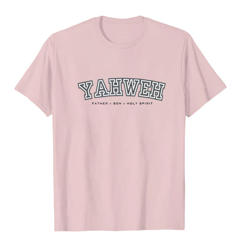 T-shirt à manches courtes Christianartworkshop « YAHWEH » - Rose - 2XL - image 4