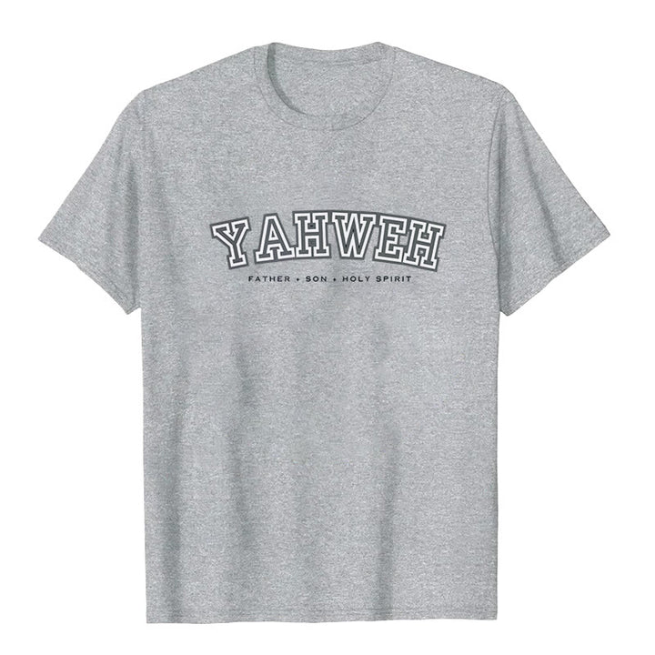 T-shirt à manches courtes Christianartworkshop « YAHWEH » - Gris - 2XL - image 8
