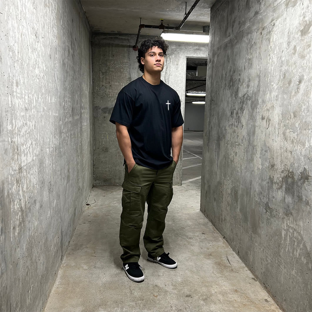 T-shirt à manches courtes Christianartworkshop « N'AYEZ PAS PEUR » - image 4