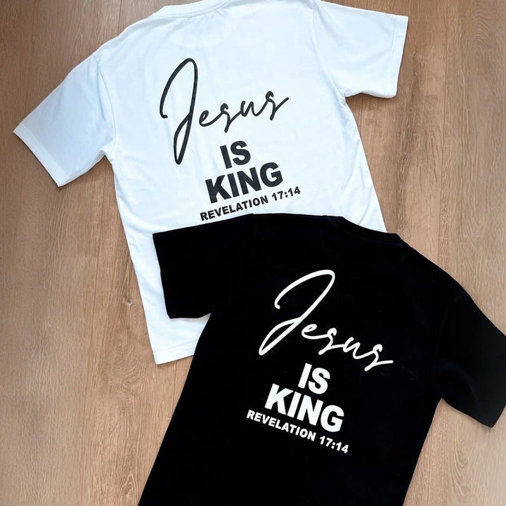T-shirt Christianartworkshop « Jésus est roi » - image 3