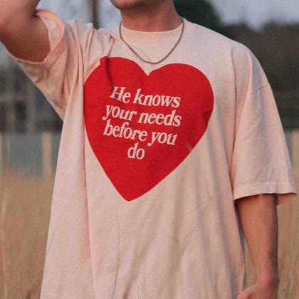 T-shirt Christianartworkshop « Il connaît vos besoins avant même que vous les connaissiez » - image 6