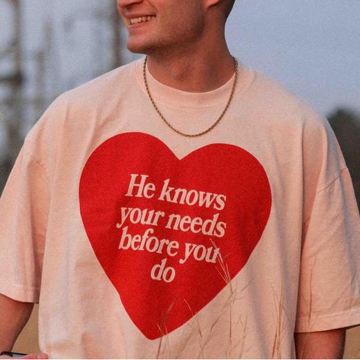 T-shirt Christianartworkshop « Il connaît vos besoins avant même que vous les connaissiez » - image 9