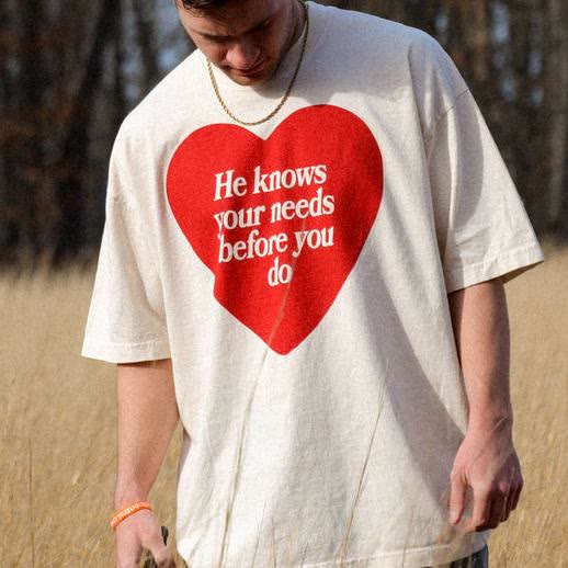 T-shirt Christianartworkshop « Il connaît vos besoins avant même que vous les connaissiez » - image 2