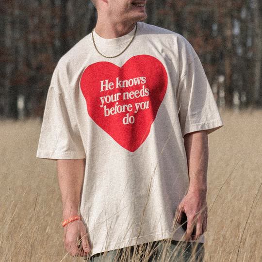 T-shirt Christianartworkshop « Il connaît vos besoins avant même que vous les connaissiez » - image 4