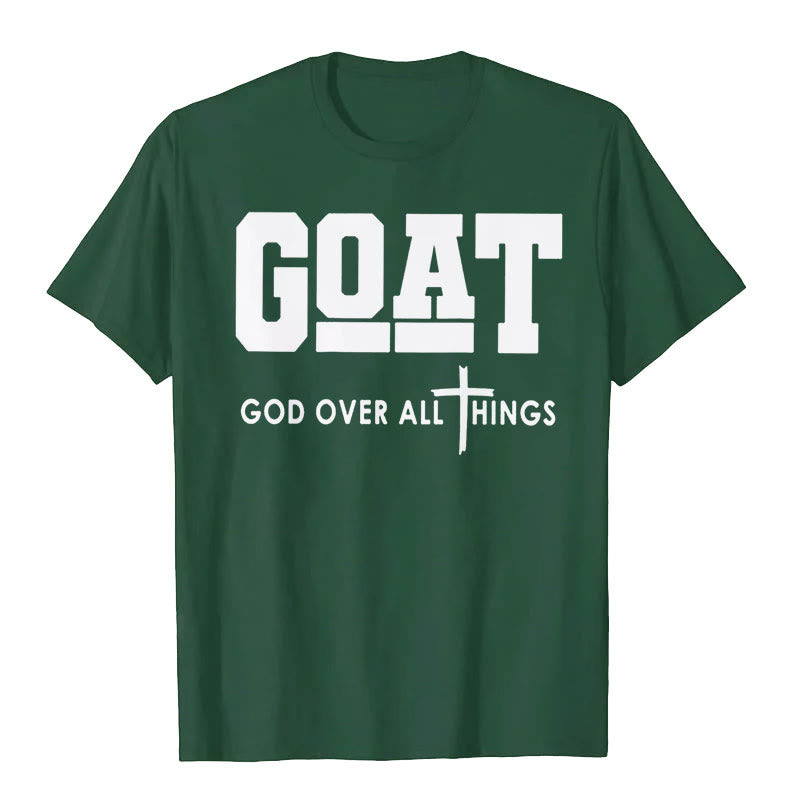 T-shirt Christianartworkshop « DIEU AVANT TOUT » - Vert foncé - 2XL - image 9