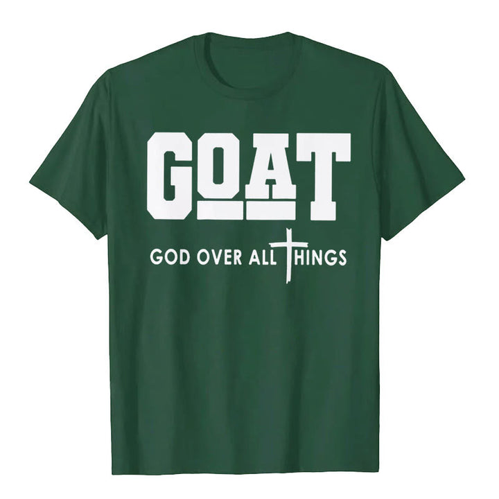 T-shirt Christianartworkshop « DIEU AVANT TOUT » - Vert foncé - 2XL - image 9