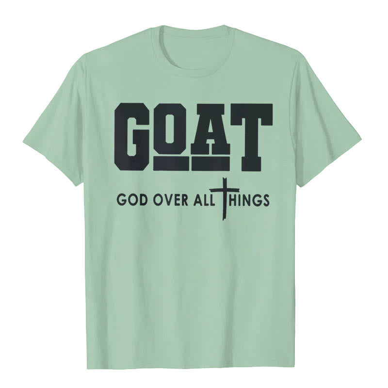 T-shirt Christianartworkshop « DIEU AVANT TOUT » - Vert clair - 2XL - image 8