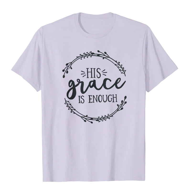 T-shirt Christianartworkshop « SA grâce suffit » - Violet - 2XL - image 7