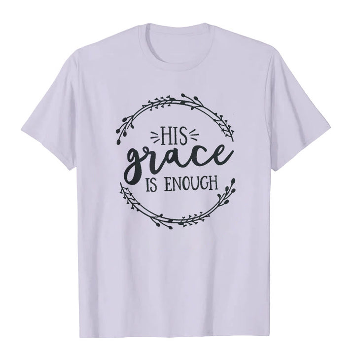T-shirt Christianartworkshop « SA grâce suffit » - Violet - 2XL - image 7
