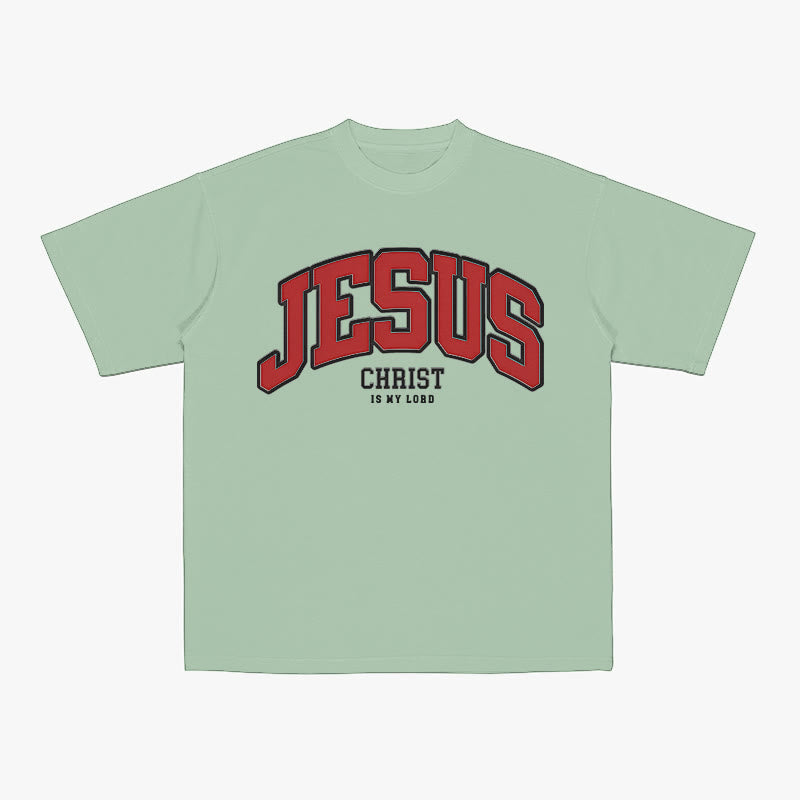 T-shirt chrétien Christianartworkshop « Déclaration audacieuse : Jésus-Christ est mon Seigneur » - Vert clair - 2XL - image 5