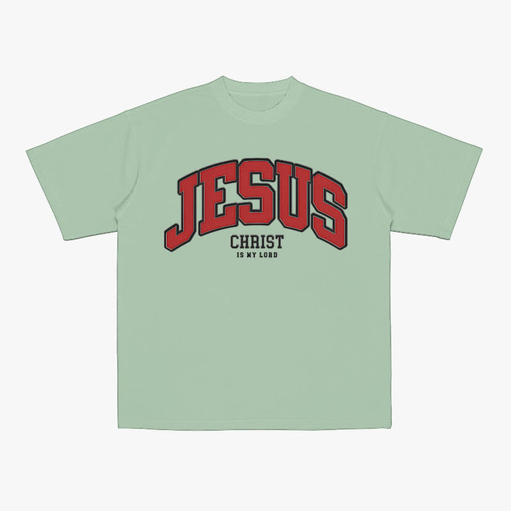 T-shirt chrétien Christianartworkshop « Déclaration audacieuse : Jésus-Christ est mon Seigneur » - Vert clair - 2XL - image 5