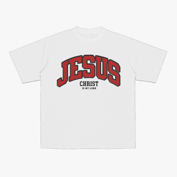 T-shirt chrétien Christianartworkshop « Déclaration audacieuse : Jésus-Christ est mon Seigneur » - Blanc - 2XL - image 1