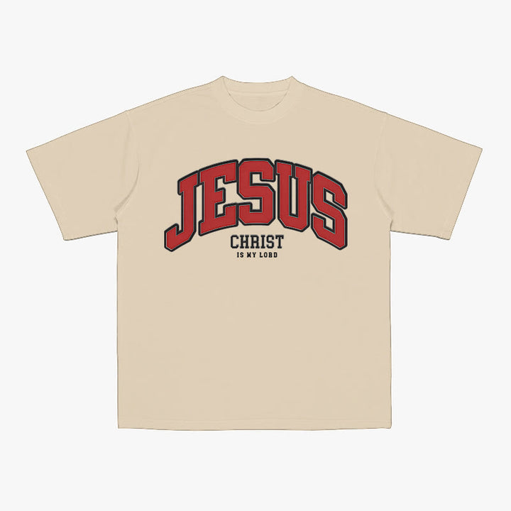 T-shirt chrétien Christianartworkshop « Déclaration audacieuse : Jésus-Christ est mon Seigneur » - Beige - 2XL - image 7