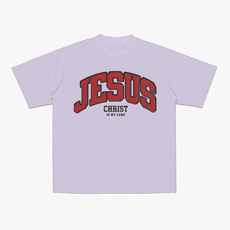 T-shirt chrétien Christianartworkshop « Déclaration audacieuse : Jésus-Christ est mon Seigneur » - Violet - 2XL - image 4