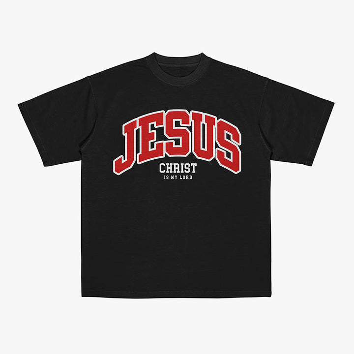 T-shirt chrétien Christianartworkshop « Déclaration audacieuse : Jésus-Christ est mon Seigneur » - Noir - 2XL - image 0