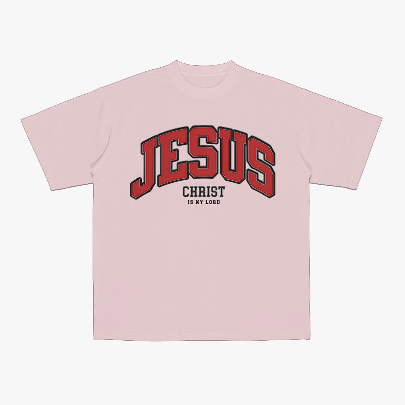 T-shirt chrétien Christianartworkshop « Déclaration audacieuse : Jésus-Christ est mon Seigneur » - Rose - 2XL - image 3