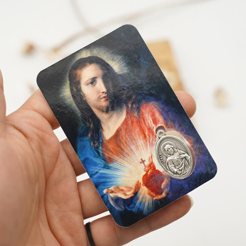 Christianartworkshop Carte en papier représentant Notre-Dame, Jésus et les anges : un symbole du Saint-Esprit et de la puissance - image 4