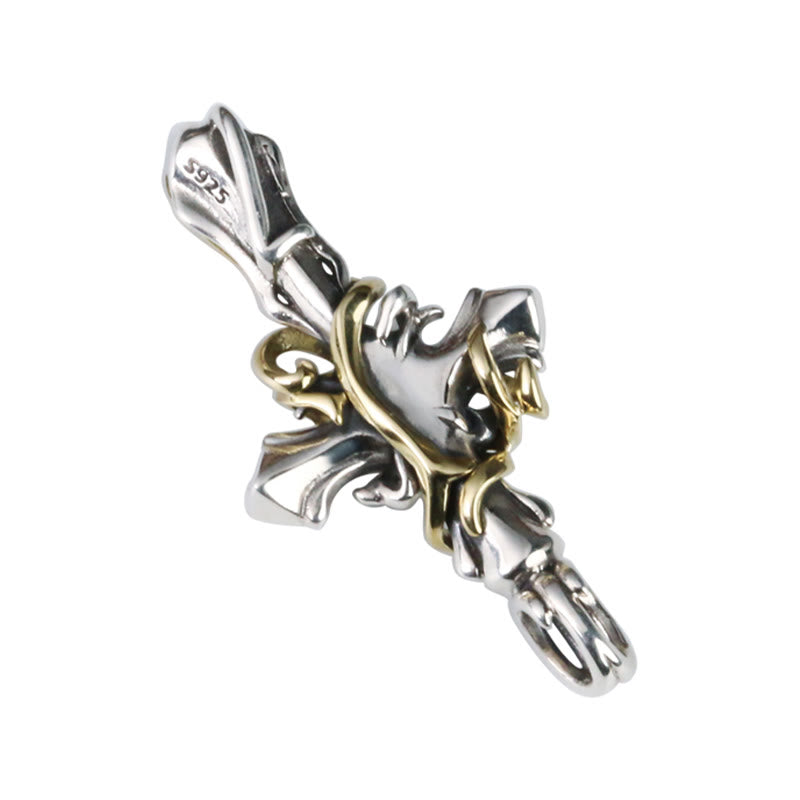 Collier crucifix en argent sterling 925 Christianartworkshop (2 styles) : Révélez votre côté sombre - image 5