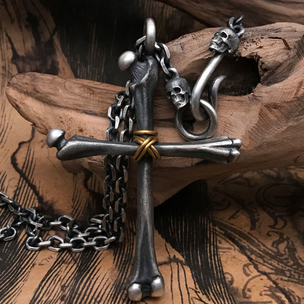 Collier croix minimaliste en argent sterling 925 de Christianartworkshop : emblème religieux de la spiritualité moderne - Pendentif et chaîne - image 0