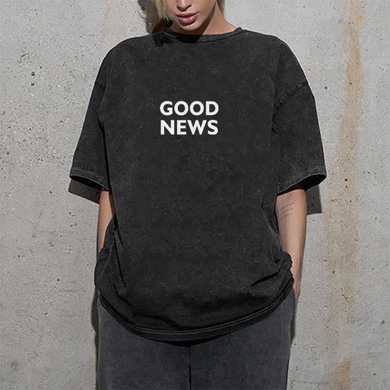 T-shirt unisexe délavé « Car Dieu a tant aimé le monde » de Christianartworkshop - image 2