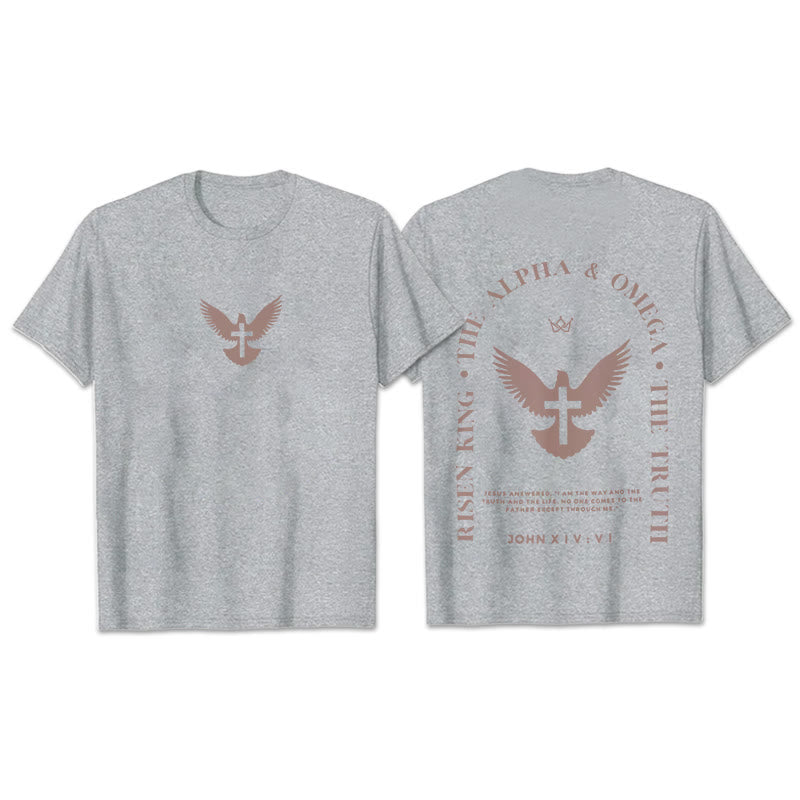 T-shirt en coton Christianartworkshop « Jésus est le chemin, la vérité, la vie » - image 18