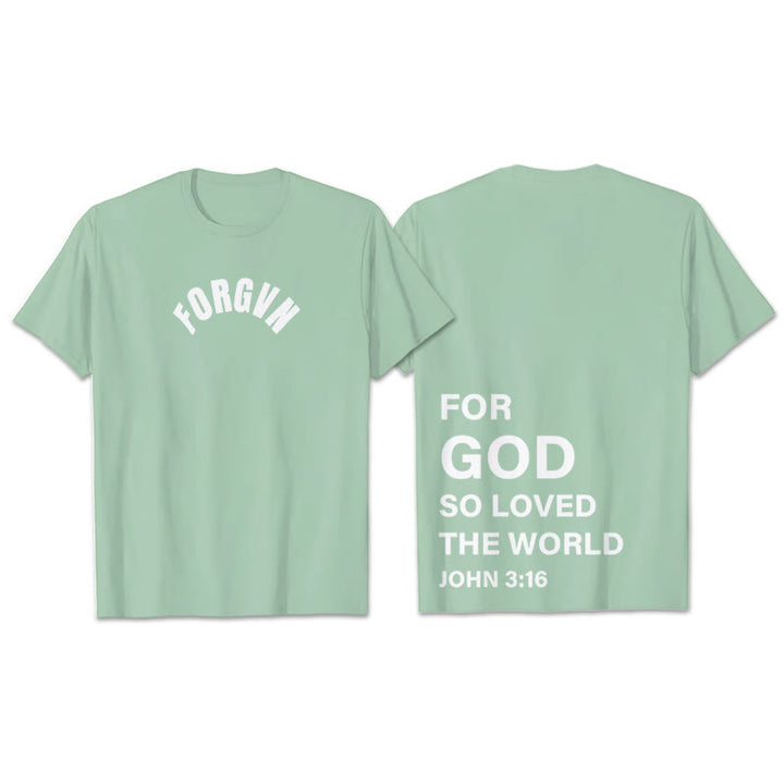 T-shirt Forgvn de Christianartworkshop - Vert gazon - 2XL - image 23