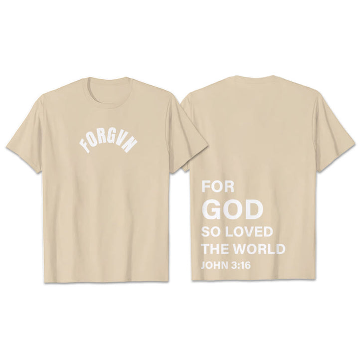 T-shirt Forgvn de Christianartworkshop - Beige - 2XL - image 8