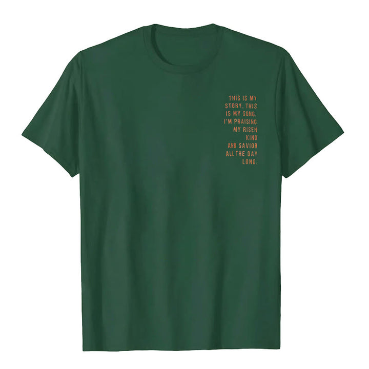 T-shirt graphique Christianartworkshop « Ceci est mon histoire, ceci est ma chanson » - image 28
