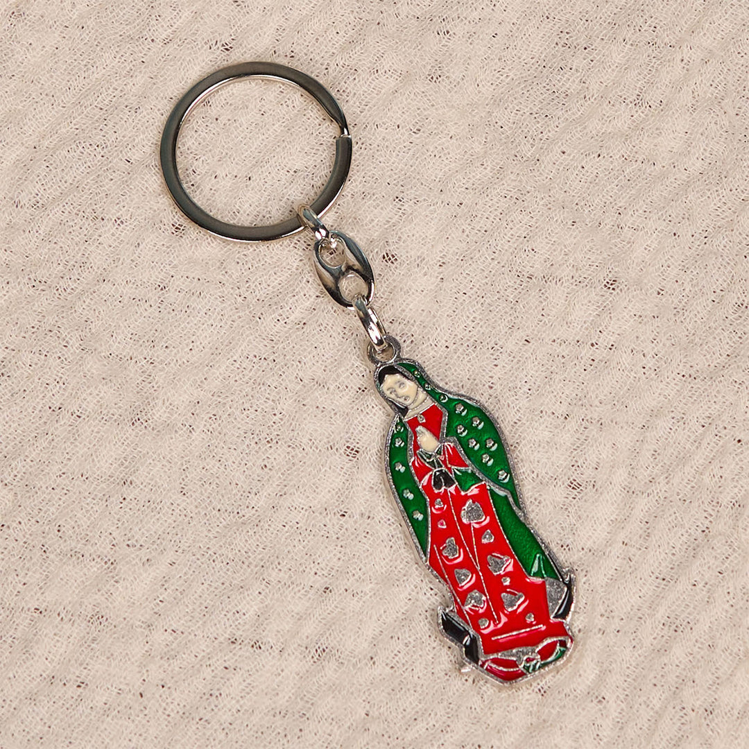 Christianartworkshop Porte-clés émaillé Notre-Dame de Guadalupe aux couleurs vives : La foi en couleurs éclatantes - image 5